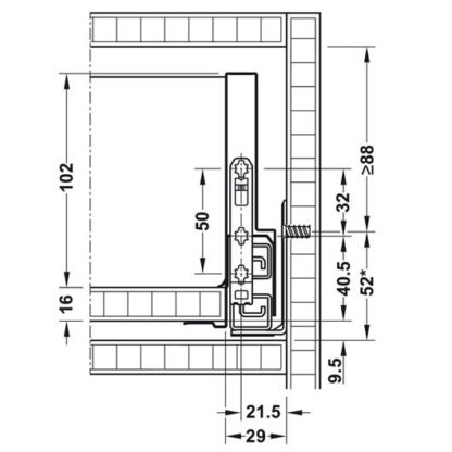 Nova Pro Scala Drawer Kit 122mm(H) Ice White - Image 4