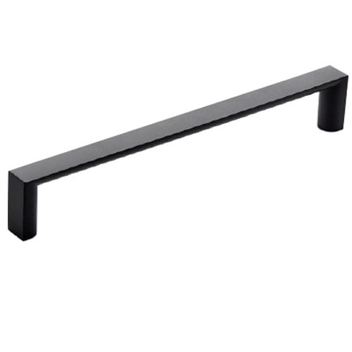 Flat D Handle. 12mm Wide. Matt Black