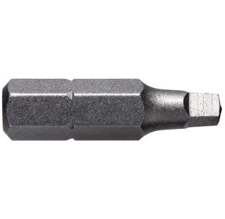 SQUARE DRIVE INSERT BIT -   No 1x 25mm -1/4 UNIVERSAL DRIVE