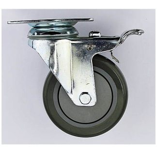 Castor 100mm Swivel. Heavy Duty With Brake. 110kg Rated
