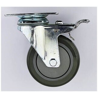 Castor 100mm Swivel. Heavy Duty With Brake. 110kg Rated