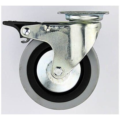 Castor 100mm Swivel - Heavy Duty With Brake - 60kg Rated
