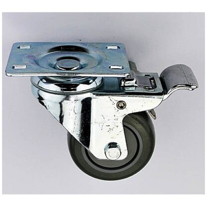 Castor 75mm Swivel. Heavy Duty With Brake. 95kg Rated - Image 3