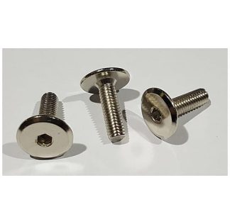emon Bolt. M6 Thread. Nickel Plated