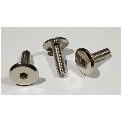 emon Bolt. M6 Thread. Nickel Plated