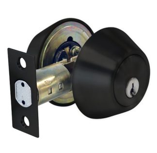 Trio Double Cylinder Deadlock - Matt Black