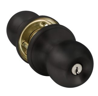 Trio Knob Entrance - Matt Black