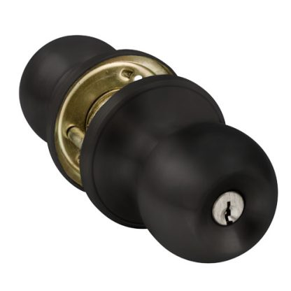 Trio Knob Entrance - Matt Black