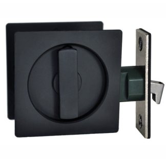 Sliding Door Privacy Square Black