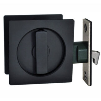 Sliding Door Privacy Square Black