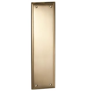 1008 Finger Plate Milton - 300x75mm - Polished Brass