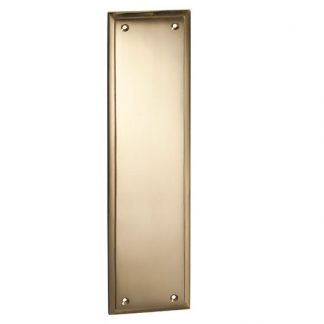 1008 Finger Plate Milton - 300x75mm - Polished Brass