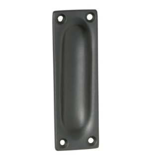 Tradco 1584 - Flush Pull - Matt Black - 88x28mm