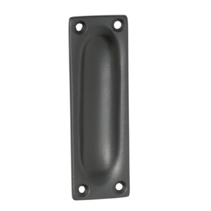 Tradco 1584 - Flush Pull - Matt Black - 88x28mm