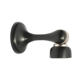 1826 - Door Stop - Magnetic - Matt Black - 75mm