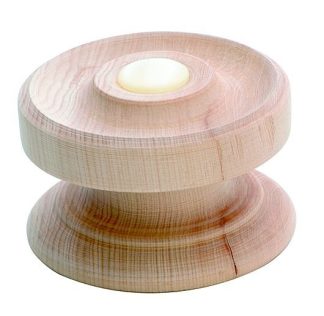 Pine  Button Knob - Woodscrew - 54mm