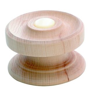 Pine  Button Knob - Woodscrew - 54mm