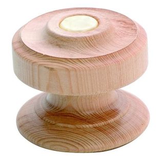 Pine  Button Knob - Woodscrew - 40mm
