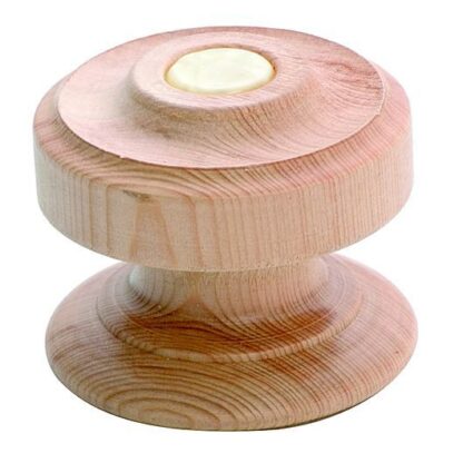 Pine  Button Knob - Woodscrew - 40mm