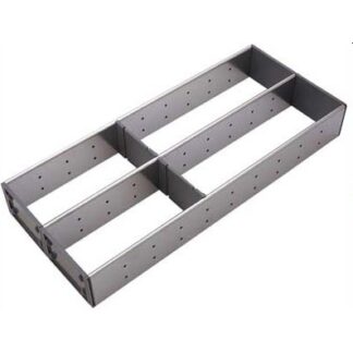 Cutlery Organiser. 202mm(W) X 64mm(H) X 473mm(L). Double Row