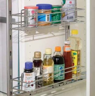 Side Mount Roll-Out 200x570mm. Baskets : 2 X 110mm