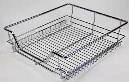 Pull-Out Wire Drawer. 210mm High. 400 to 900mm Modules. Chrome Finish - Image 3
