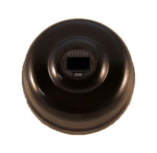 Bakelite Series Data Socket - Brown - 58mm diameter