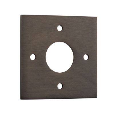 Tradco 0241 Adaptor Plate Pair Square Rose Antique Brass H60xW60mm