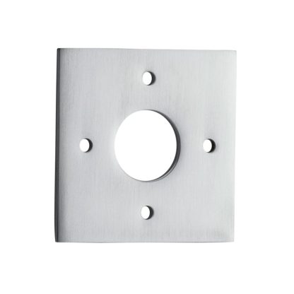 Tradco 0245 Adaptor Plate Pair Square Rose Satin Chrome H60xW60mm