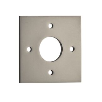 Tradco 0249 Adaptor Plate Pair Square Rose Satin Nickel H60xW60mm