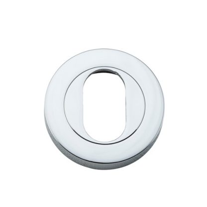 Tradco 20064 - Escutcheon Oval Chrome Plated. Sold as a pair