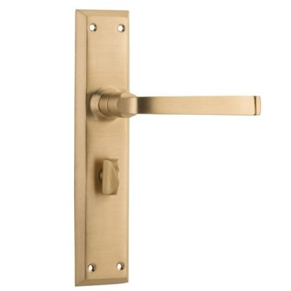 Tradco 6637P - Menton Lever Privacy  - Satin Brass - 225x50mm
