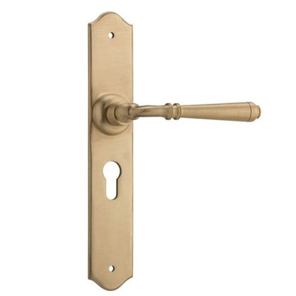Tradco 6640E - Reims Lever Euro - Satin Brass - 240x40mm - 68mm(P)