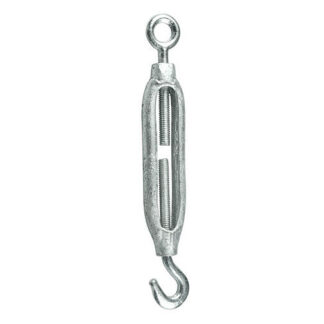 Turnbuckle Hook & Eye and Eye & Eye. Galvanised. Various sizes