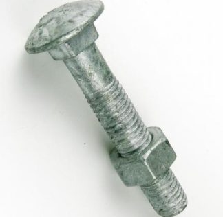 Cup Head Bolt - Carriage Bolt - Galvanised - Various Metric Sizes