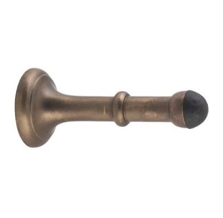 9834 Door Stop Concealed Fix. Large Antique Brass. D43xP100mm