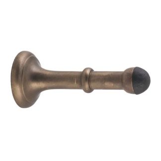 9834 Door Stop Concealed Fix. Large Antique Brass. D43xP100mm