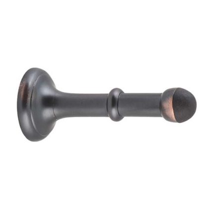 9835 Door Stop Concealed Fix. Large Antique Copper. D43xP100mm
