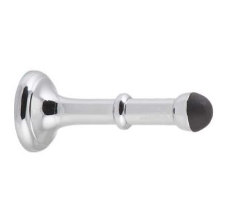 9837 Door Stop Concealed Fix. Large Chrome Plated. D43xP100mm