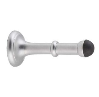 9838 Door Stop Concealed Fix. Large Satin Chrome. D43xP100mm