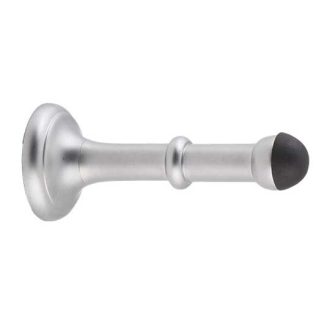 9838 Door Stop Concealed Fix. Large Satin Chrome. D43xP100mm