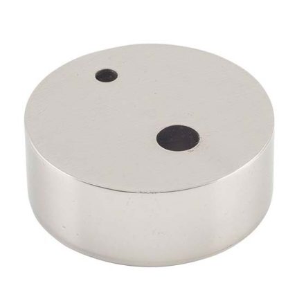 9852 Door Stop Spacer. Oval Satin Nickel. H15xD40mm
