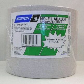 No-Fil Sandpaper Roll. 115mmx25M Various Grit Sizes