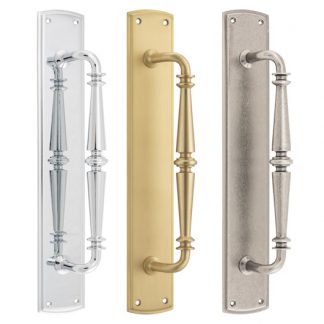 Iver Sarlat Pull Handle on Backplate - 380x65mm