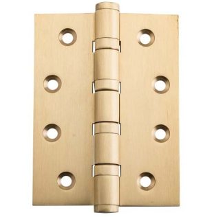 2813 Hinge - Ball Bearing Hinge - Satin Brass - 100x75mm