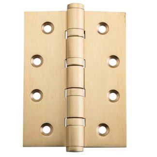 2813 Hinge - Ball Bearing Hinge - Satin Brass - 100x75mm