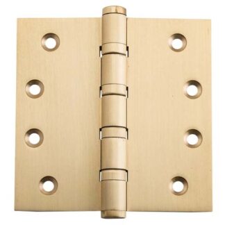 2814 Hinge - Ball Bearing Hinge - Satin Brass - 100x100mm