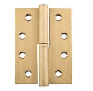 2846 Hinge - Lift Off Hinge - Left Hand - Satin Brass - 100x75x2.5mm