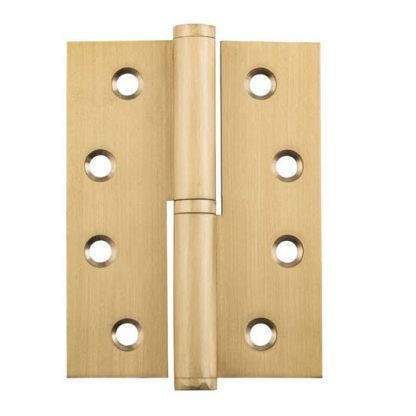 2846 Hinge - Lift Off Hinge - Left Hand - Satin Brass - 100x75x2.5mm