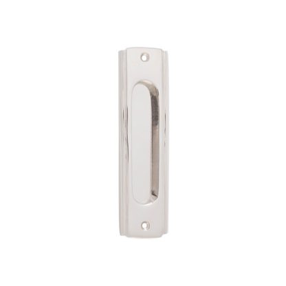 Tradco 6530 - Sliding Door Pull - Polished Nickel - 43x150mm